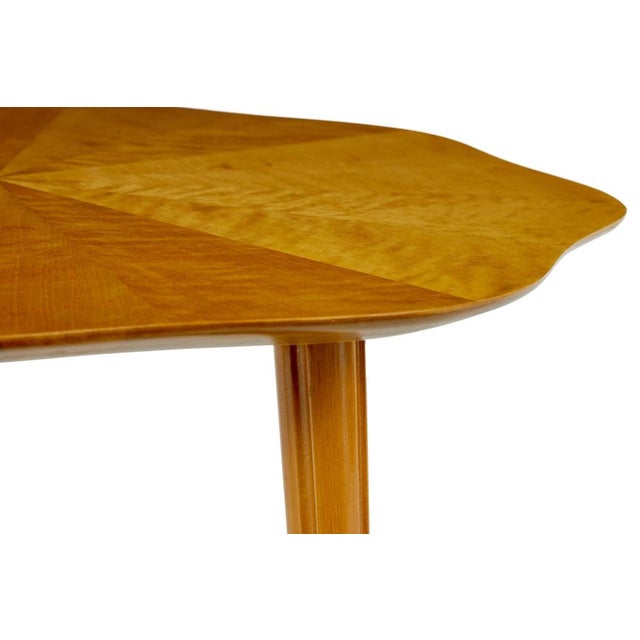Mid-Century Modern Scandinavian Segmented Birch Coffee Table, 1950 For Sale - Image 4 of 7