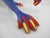 Large Alebrije Colorful Fox Mexican Folk Art Wood Carving Figurine Sculpture For Sale - Image 10 of 15