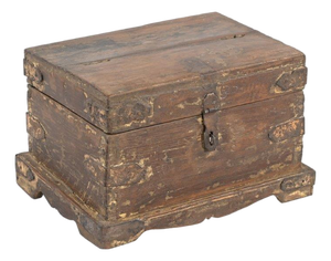 Vintage Anglo-Indian Teakwood Small Box