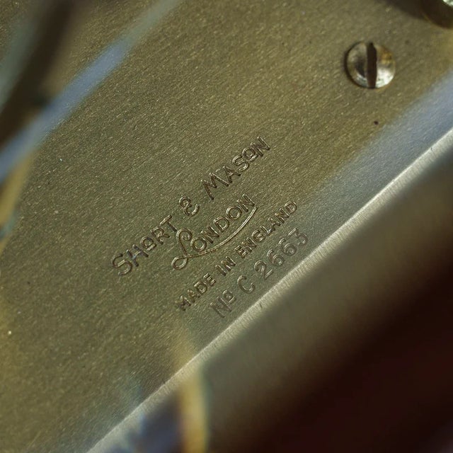 English Mid 20th Century Short & Mason Barograph No. C2663 With Provenance Plaque For Sale - Image 3 of 11