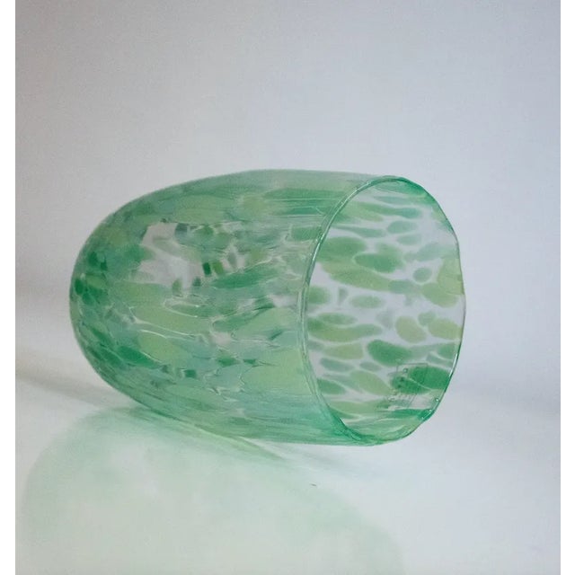Green Portofino Glasses by Maryana Iskra, Set of 6 For Sale - Image 8 of 10