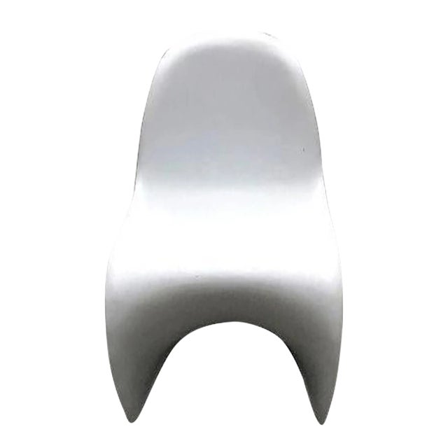 Vintage Molded Fiberglass Panton Style Chair For Sale