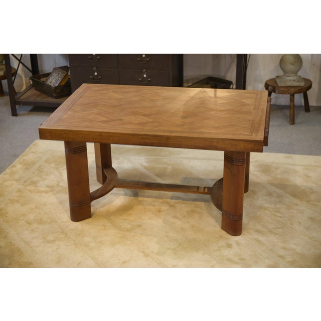 Walnut Dining Table, 1940s For Sale - Image 10 of 14