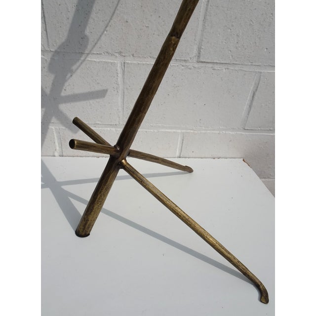 Bronze and Glass Side Table in the style of Felix Agostini, 1970s For Sale - Image 17 of 18