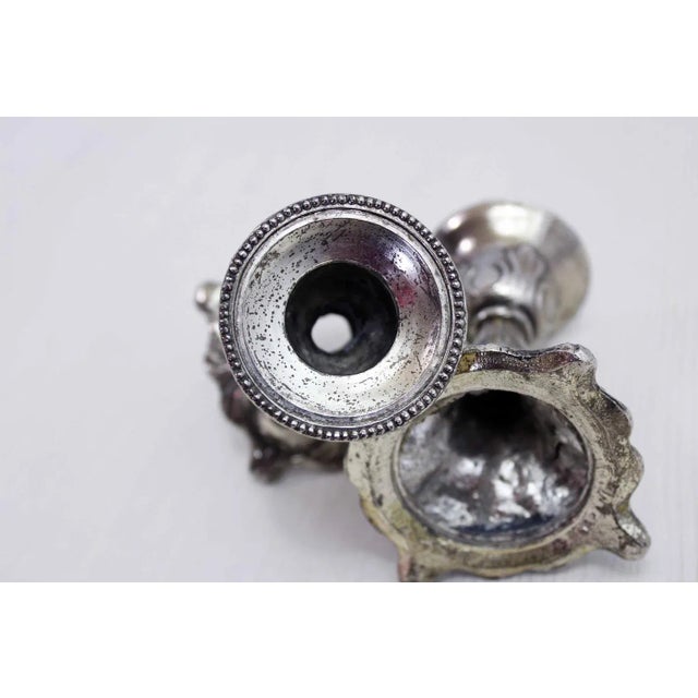 Rococo Candleholders, Set of 2 For Sale - Image 5 of 10