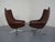 Mid-Century Modern Danish Pirouette Swivel Chair in Leather by H. W. Klein for Bramin, 1960s For Sale - Image 3 of 18