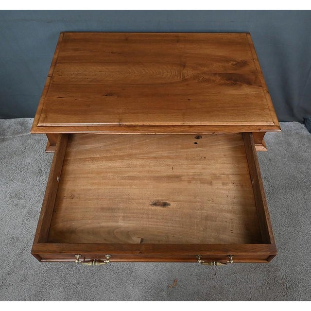 Vintage Louis XVI Style Walnut Desk, 1920 For Sale - Image 15 of 17