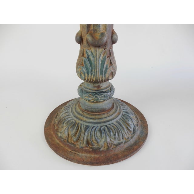 Solid cast iron bistro table base. (6 available at start of listing, priced per item). By Haasbrock-Sonderguard. Once...