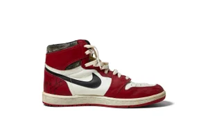 Fine Art Photograph of Original Air Jordan Signed by Michael Jordan