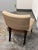 Textile Crate & Barrel Mid-Century Modern Style Slipper Chair For Sale - Image 7 of 12