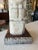 Hand Carved French Polynesian Alabaster Table Lamp For Sale - Image 9 of 12