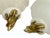 1970s Art Deco Alabaster Wall Lights with Bronze Hands, 1970s, Set of 2 For Sale - Image 5 of 10