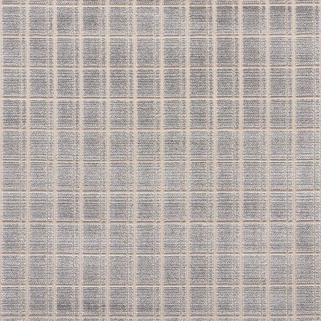 Schumacher X David Oliver Otto Velvet Fabric in Pewter For Sale