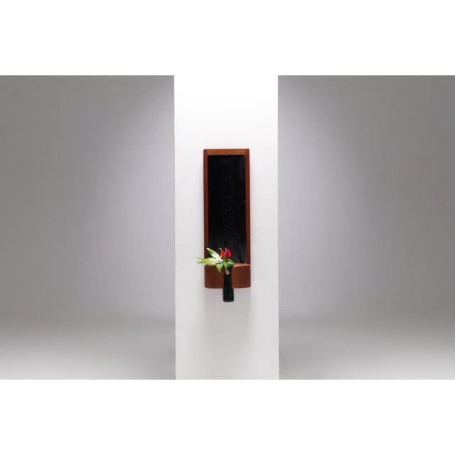 Brown Mirror by Per Lütken & Jacob Herman for Holmegaard, 1965 For Sale - Image 8 of 14