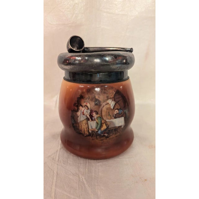 Glass Late 19th Century Victorian Tobacco Jar For Sale - Image 7 of 7