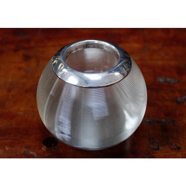 An exceptional Victorian Silver & Glass Match Striker by J W Deakin & Sons, an impressive antique Victorian English glass...