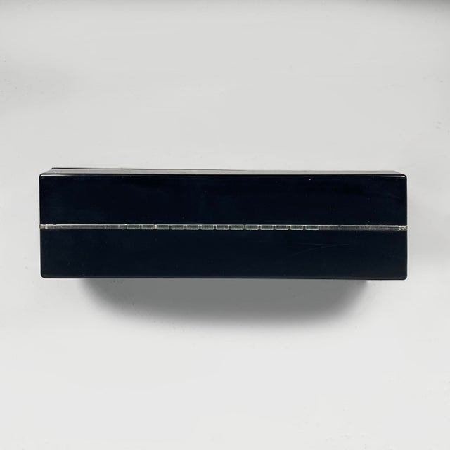 Italian Modern Black Plastic Telephone Notturno by Giorgio Armani, 1980s For Sale - Image 4 of 11