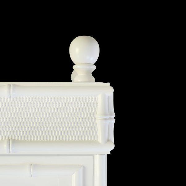 Traditional Late 20th Century Omega Chicken Wire Cabinet For Sale - Image 3 of 6