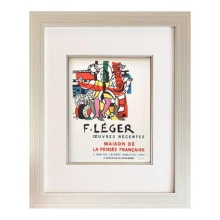 Leger Lithograph 37 Oeuvres Recentes Art in Posters 1959 Framed For Sale