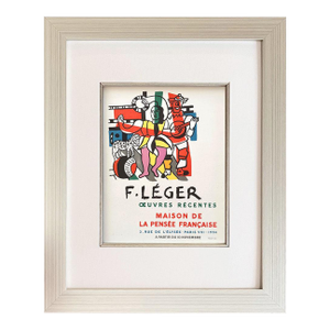 Leger Lithograph 37 Oeuvres Recentes Art in Posters 1959 Framed