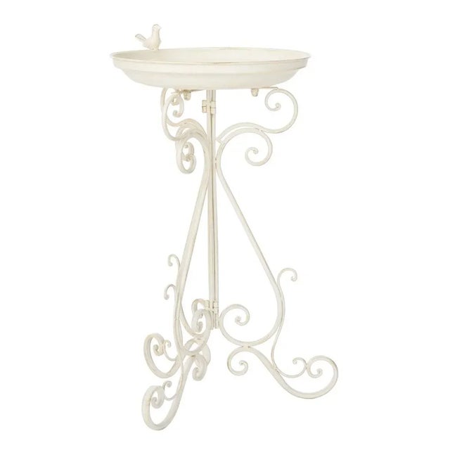 Enchanting and elegant, this Ashlan Bird Bath transforms any outdoor area into a magical secret garden. Adorned with...