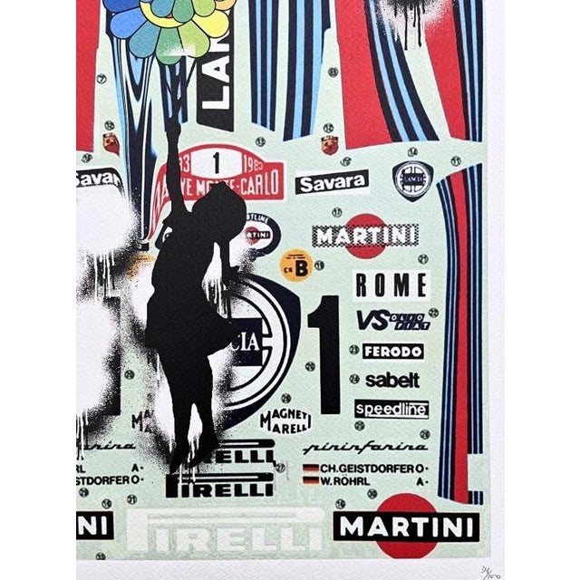 Pop Art Death Nyc - Girl With Murakami Balloon and Martini - Limited Edition Reproduction Print For Sale - Image 3 of 5