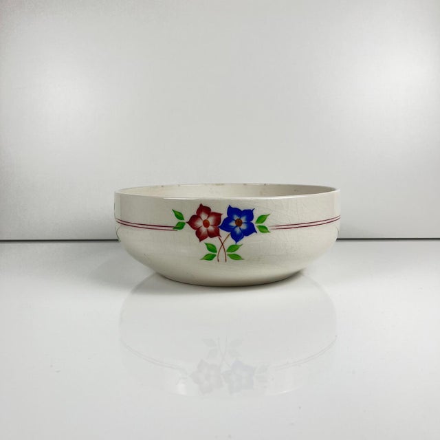 Ceramic Salad Bowl from Moulins Des Loups, 1950s For Sale - Image 7 of 7