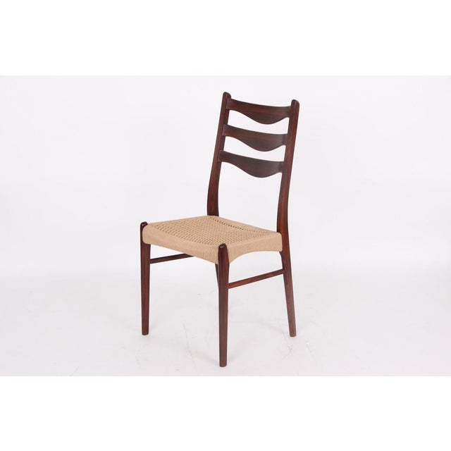 Dining Room Chairs in Rosewood by Arne Wahl Iversen, Denmark, 1970s, Set of 4 For Sale - Image 16 of 18