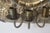 1960s Baroque Brass with Bird Motif and Flora Wall Candleholder by Danzig, 1960 For Sale - Image 5 of 10