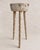 Rustic Bleached Wood Tripod Stool with Turned Legs For Sale - Image 6 of 7