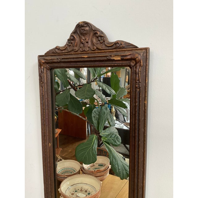 Early 20th C. Gesso and Wood Framed Wall Mirror For Sale - Image 11 of 18