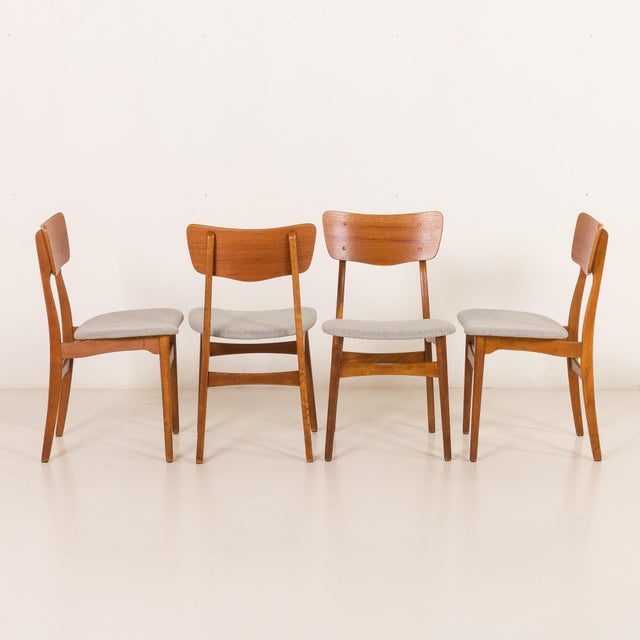 1960s Mid-Century Modern Danish Chairs, 1960s, Set of 4 For Sale - Image 5 of 18