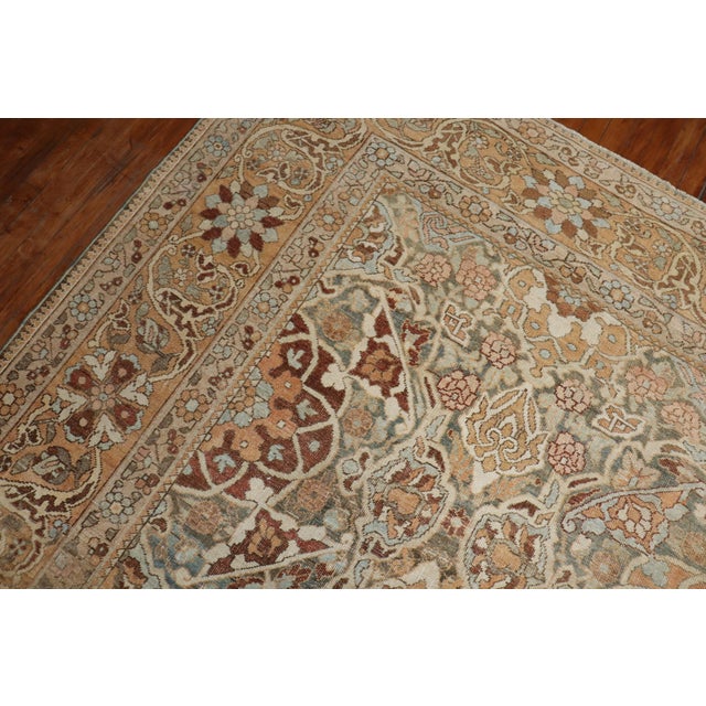 Persian Early 20th Century Zabihi Collection Spectacular Large Scale Neutral Persian Oversize Bakhtiari Rug - 6'6" x 20' For Sale - Image 3 of 12