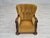 Danish Armchair in Oak and Yellow Furniture Velour, 1960s For Sale - Image 6 of 18