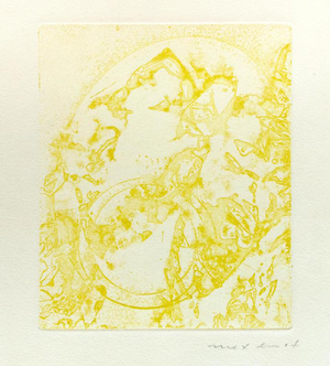 Max Ernst, Hölderlin: Poèmes, 1961, Etching