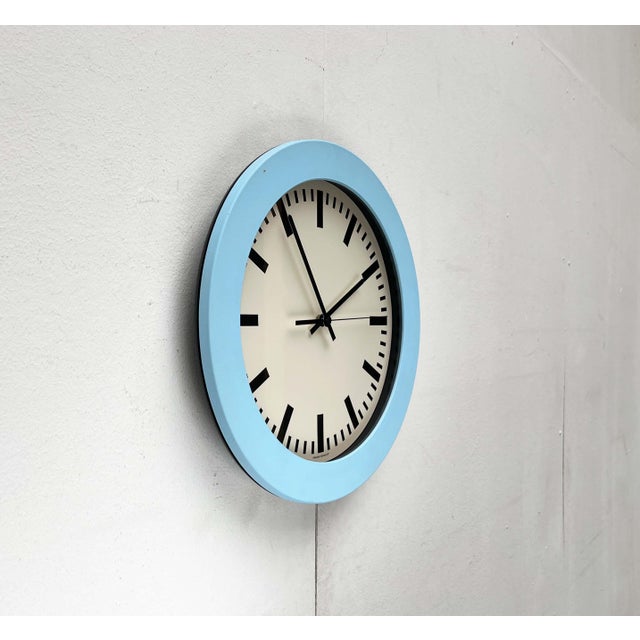 Vintage Italian Wall Clock from Junghans, 1980s, in Very Good conditions. Designed 1980 to 1989 This piece has an...