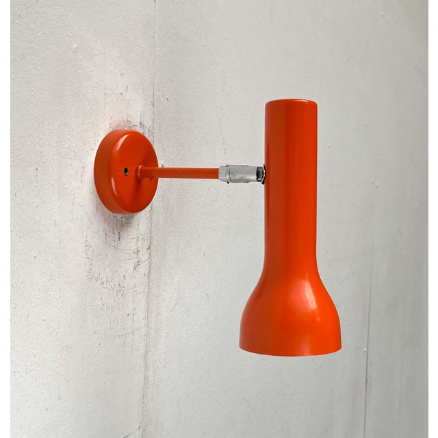 Mid-Century Modern Space Age Wall Lamps Sconces by SLZ Team for Swiss Lamps International, 1960s, Set of 2 For Sale - Image 6 of 18
