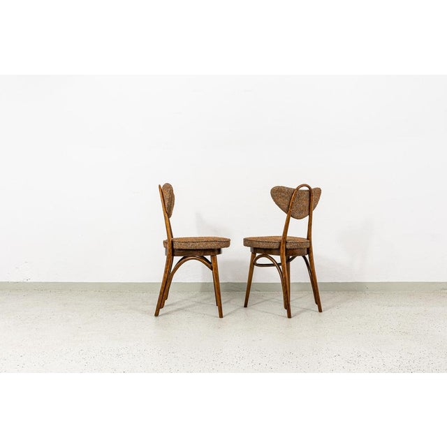 Wood Model No. 124 Chairs attributed to Helena & Jerzy Kurmanowicz, Poland, 1960s, Set of 6 For Sale - Image 7 of 18