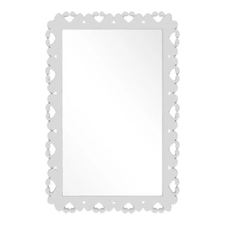 Fleur Home Garden District Satsuma Rectangle Mirror in Graytint, 30x40 For Sale