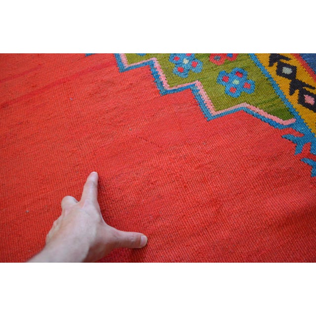 1930s Antique Oushak Rug Turkish Hand Woven Oversized Area Rug - 9′10″ × 12′10″ For Sale - Image 18 of 18