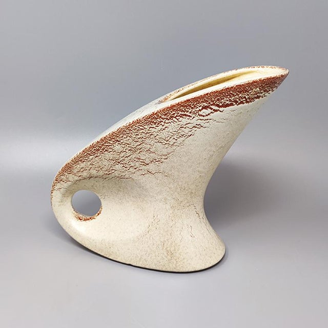 Mid-Century Modern Ceramic Vase from Bertoncello, Italy, 1960s For Sale - Image 3 of 8