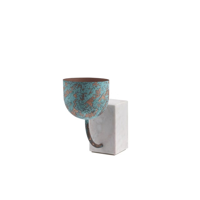 Contemporary Aboram Small Vase in Dolcevita Marble by Sam Baron for JCP Universe For Sale - Image 3 of 3
