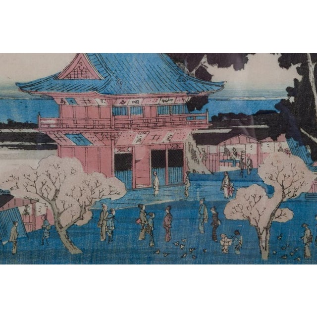 After Utagawa Hiroshige, Shiba Atogayama, Print For Sale - Image 4 of 9