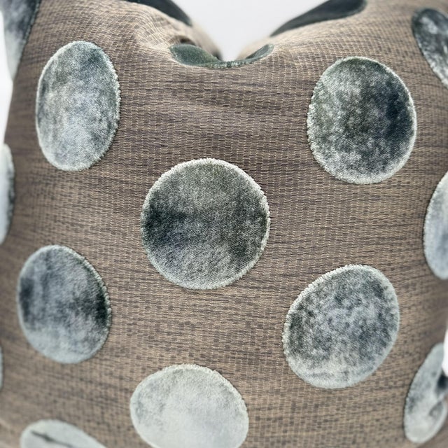 Mid-Century Modern Black Edition Nuala Agate Throw Pillow Cover For Sale - Image 3 of 6