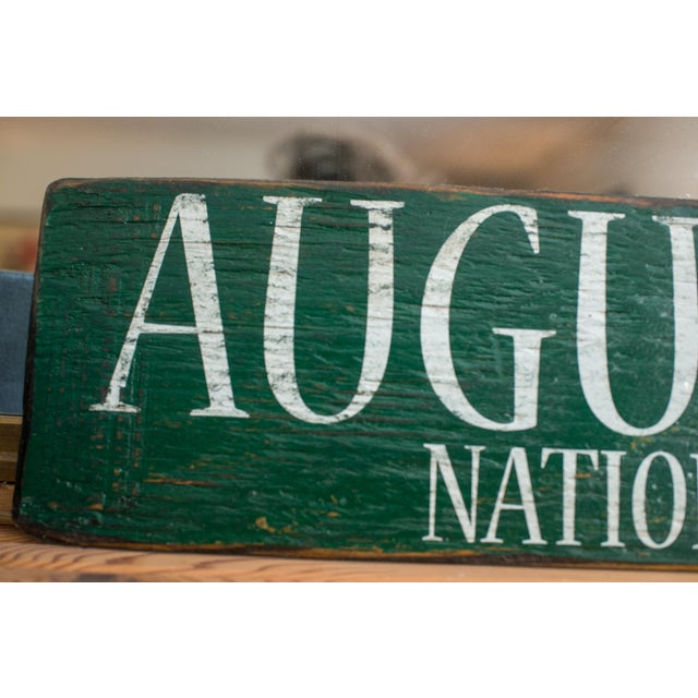American C. 2012 Augusta National Golf Course Masters Tournament Wooden Sign For Sale - Image 3 of 9
