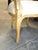 Vintage French Louis XVI Gold Gilt Off White Arm Chair For Sale - Image 11 of 15