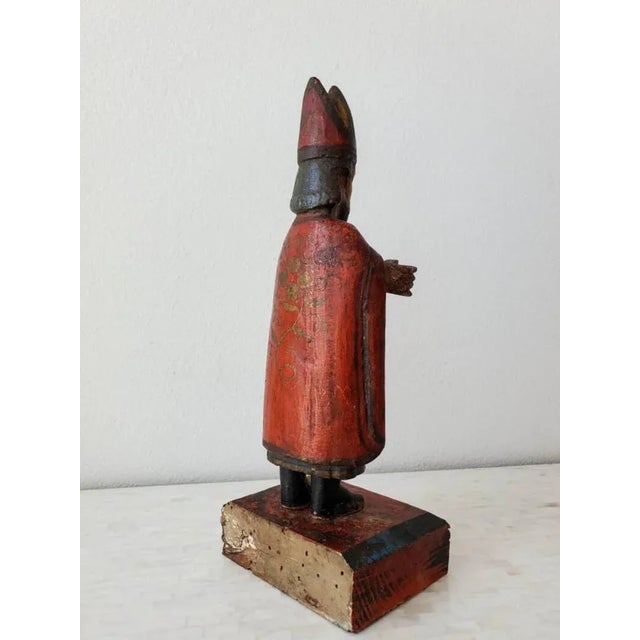 Early 19th Century 18th/19th Century Spanish Colonial Altar Figure For Sale - Image 5 of 11