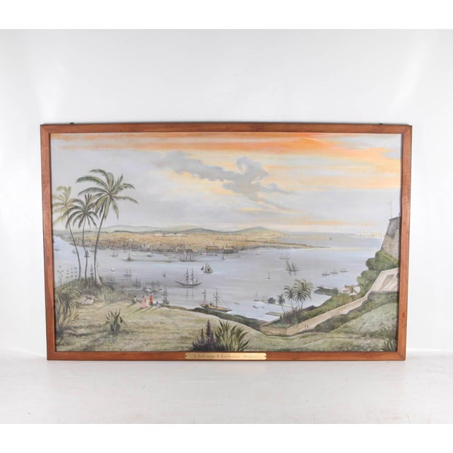 Unknown, The Port of Havana in 1890, 1960s, Canvas For Sale - Image 10 of 10