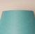 Vintage French Country Lamps Wood Turquoise Linen Lampshades a Pair For Sale - Image 10 of 11