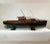 Antique model of the cabin cruiser “Waco”. Planked hull and deck. Great cabin work with portholes, flag, helm, benches,...